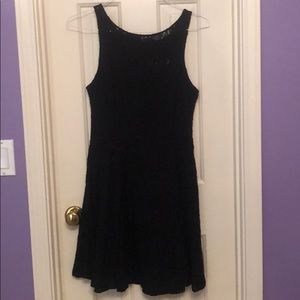 Black lace dress